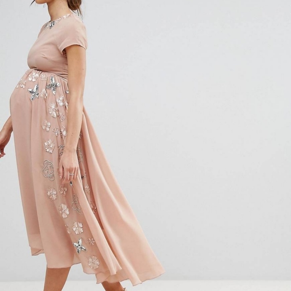 Sequin Maternity dress